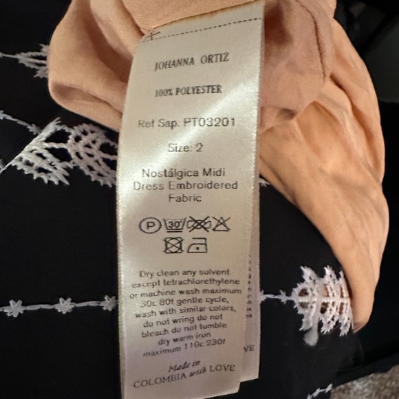 NWT New Johanna Ortiz Nostalgica Midi Dress Size 2 - Picture 7 of 7